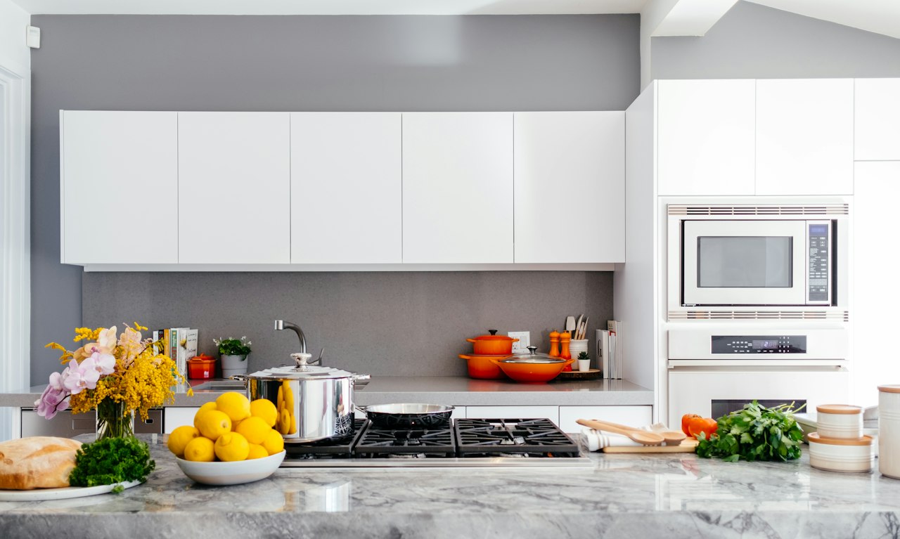 Contemporary Kitchen — Sleek Two-Tone