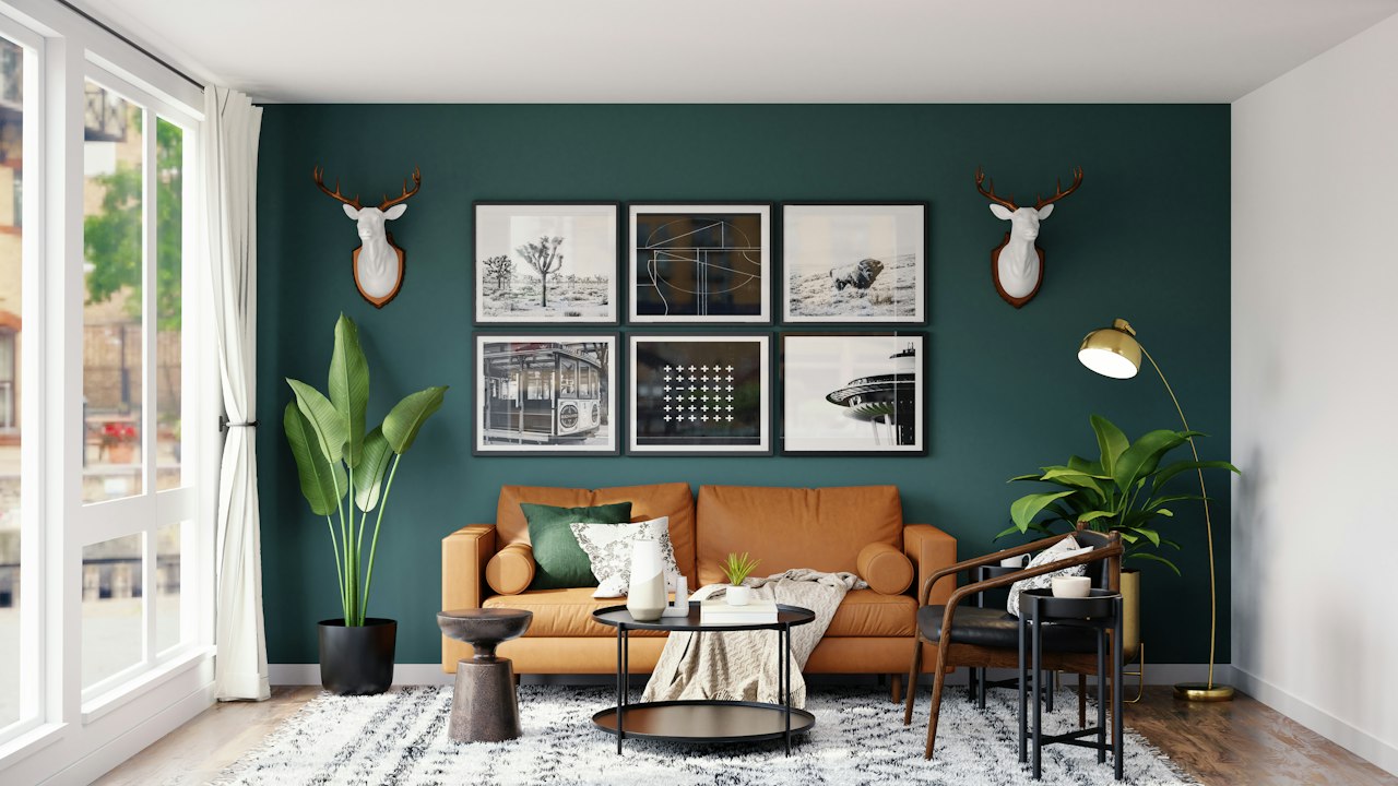 Modern Basement — Media Lounge
