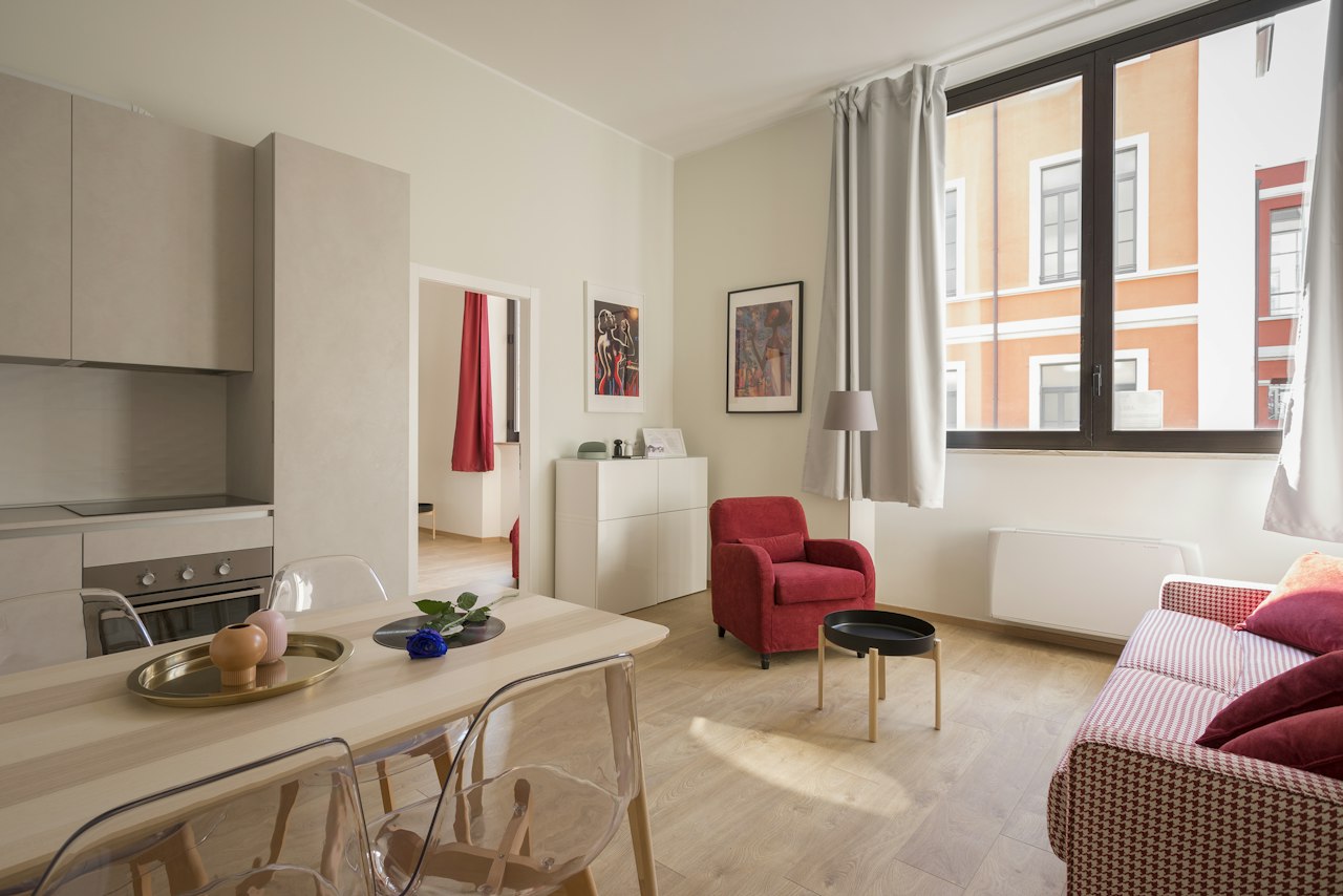 Modern Living Room — Empty to Staged — original