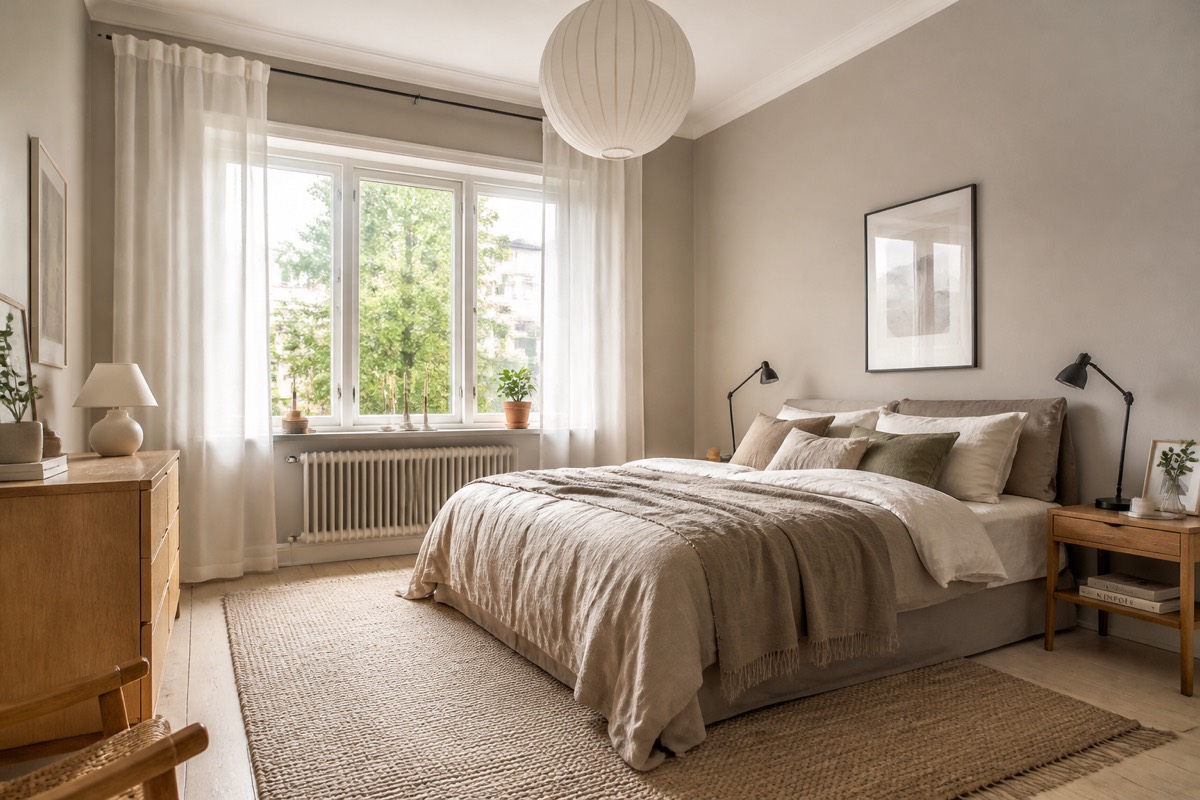 Scandinavian bedroom idea